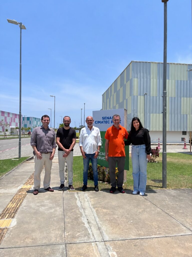 Dirigentes da Funpec visitam o SENAI Cimatec para prospectar novas parcerias